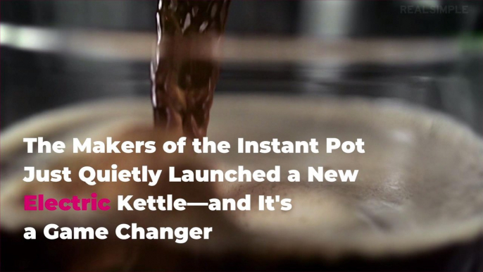 The Makers of the Instant Pot Just Quietly Launched a New Electric Kettle—and It's a Game Changer