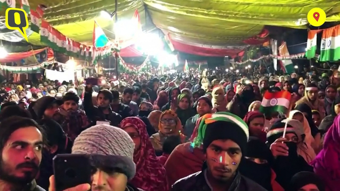 Shaheen Bagh Protesters Celebrate Republic Day by Reading Preamble