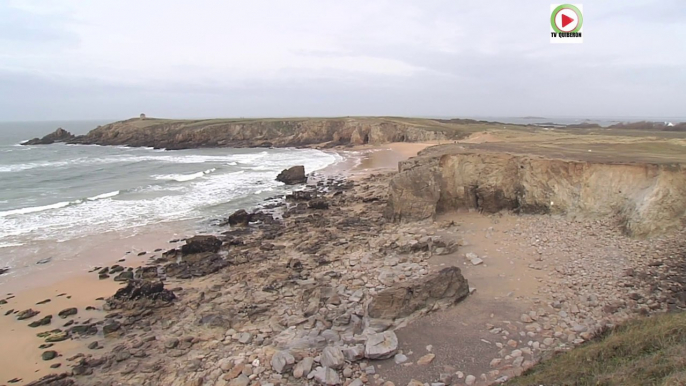 SAINT-PIERRE QUIBERON  |⛔ Terrible érosion de la Cote Sauvage - TV Quiberon 24/7