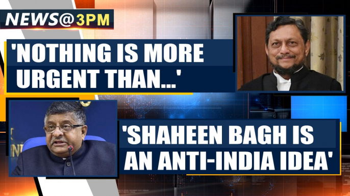 Union Minister Ravi Shankar Prasad says Shaheen Bagh is an anti-India idea | Oneindia News