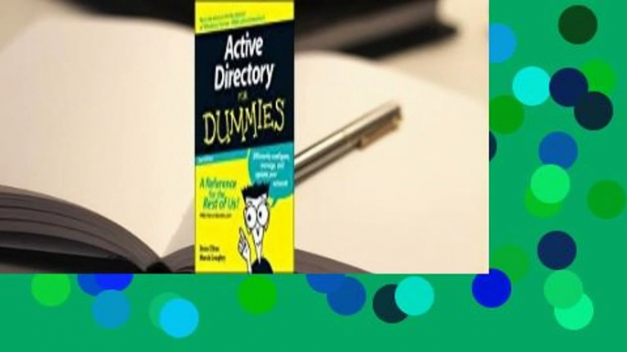 [Read] Active Directory for Dummies  For Free