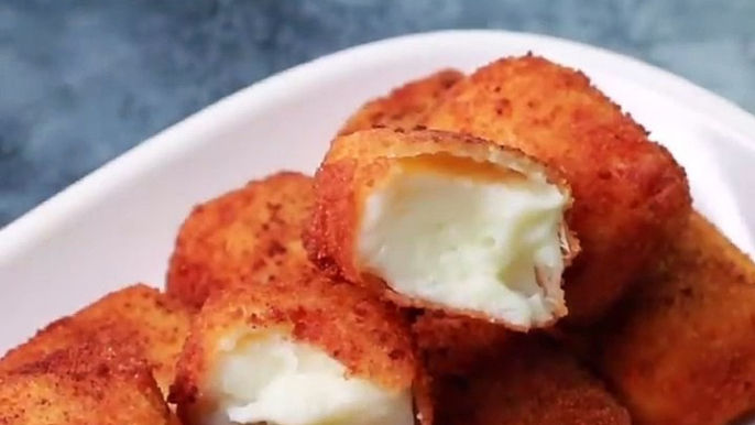 Fried Milk Recipe _ Eggless & Without Oven _ Spanish Leche Frita RecipeYummy