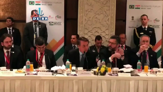 BOLSONARO e Empresários Indianos Assinam 15 Acordos Comerciais - primeiro-ministro Narendra Modi