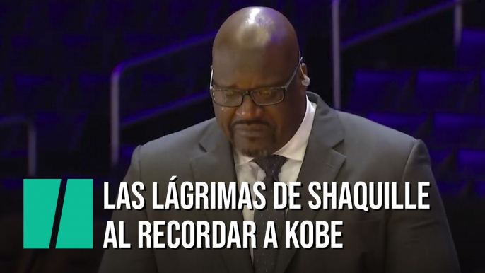 Shaquille O'neal recuerda entre lágrimas a Kobe Bryant