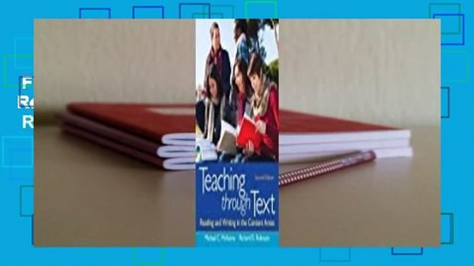 Full Version  Teaching Through Text: Reading and Writing in the Content Areas  Review