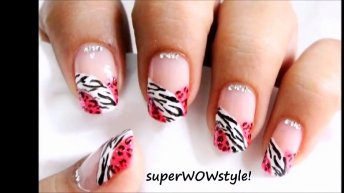 French Manicure Nail Art - (For Beginners) _ Easy Nail Art Designs _ SuperWowStyle Prachi