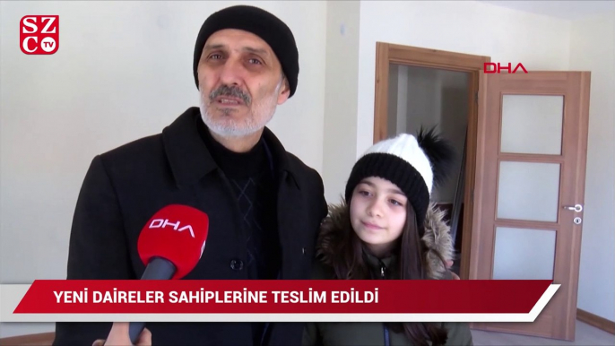 Kartal’da çöken bina yerine yapılan yeni daireler sahiplerine teslim edildi