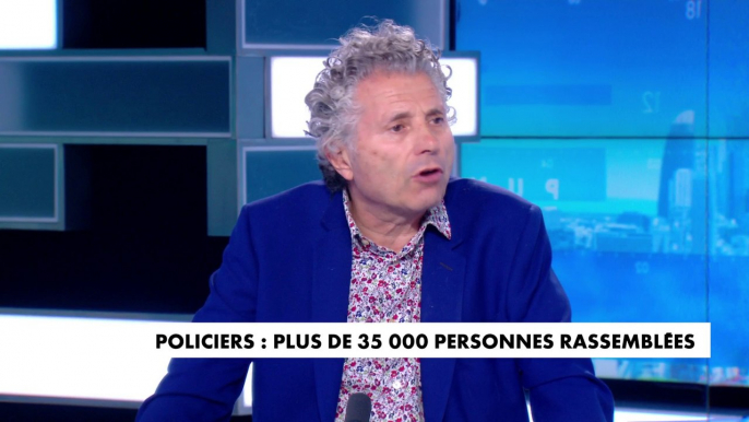 Gilles-William Goldnadel sur le rassemblement des policiers : « Ils ont parlé du prix de leur vie, ils ont mis en cause l'insécurité de leurs concitoyens, je trouve que ce sont des préoccupations élevées »