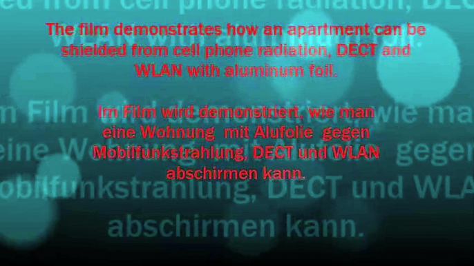 Aluminum foil against 5G cell phone radiation, Alufolie gegen Mobilfunkstrahlung, 5G Strahlung abschirmen