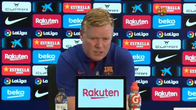 Koeman: "Creo que hay respetar más a tu entrenador, a nuestros jugadores"