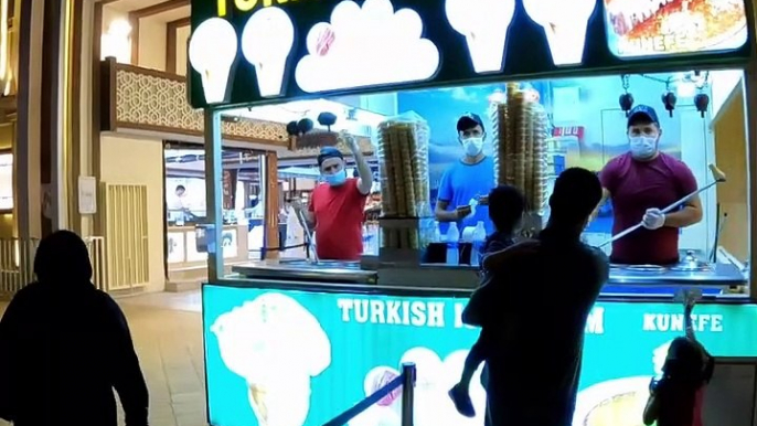 I Eat Turkish ice cream in Dubai | Turkish man fun with me |Turkish vlog |Dubai vlog |Dale Philip