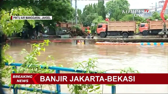 Sempat Awas, Status Pintu Air Manggarai Turun Jadi Siaga II