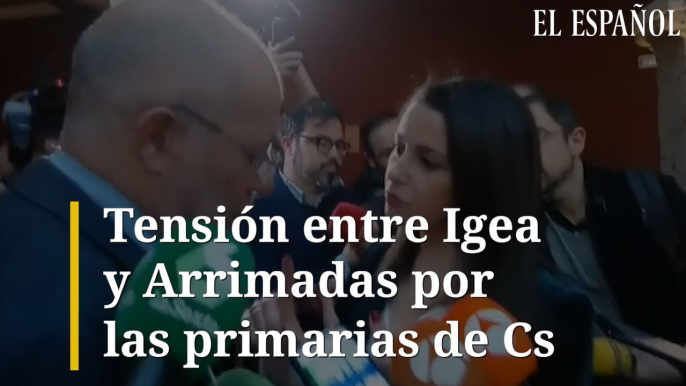 Tensión entre Igea y Arrimadas por las primarias de Cs