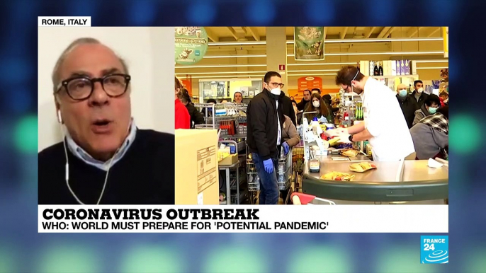 Coronavirus outbreak: "The most affected are the elderly"