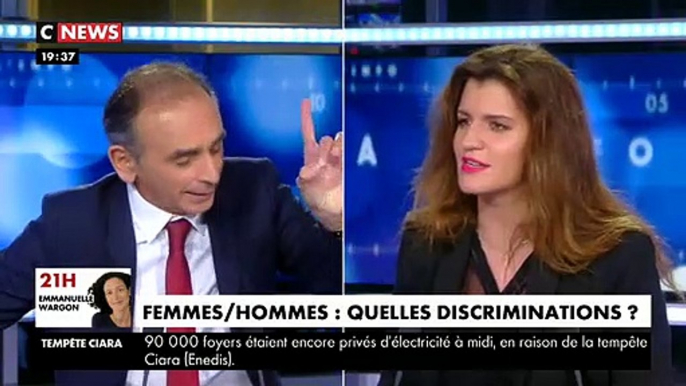 Eric Zemmour : " Dans des entreprises des enfants d'immigrés sont privilégiés au détriment d'hommes blancs hétéros et au détriment de la compétence"