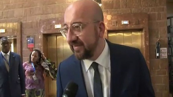 Charles Michel: « Nous voyons qu’il ya un président qui veut améliorer les conditions de la population, il a des projets »