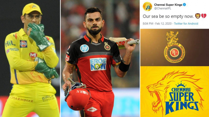 IPL 2020 : Chennai Super Kings Trolls Royal Challengers Bangalore | CSK | RCB