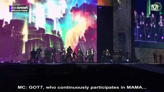 [Eng Sub] 191230 2019 MAMA Backstage GOT7 Cut