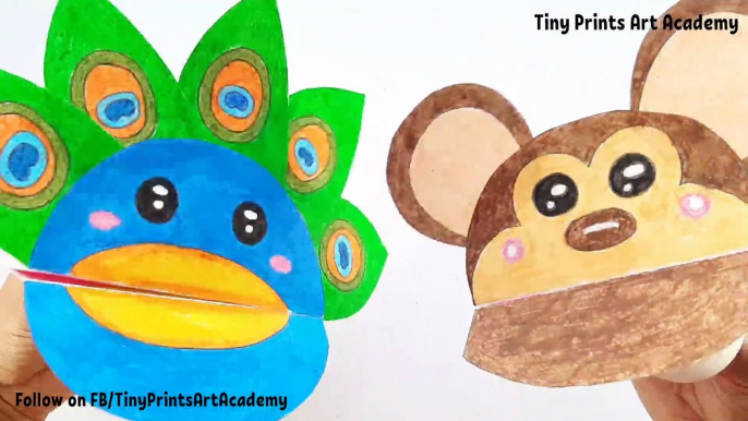Summer camp Activities for kids/Paper craft/How to make paper puppets/easy craft Activities for children
