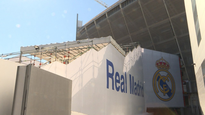 Avanzan a buen ritmo las obras en el Santiago Bernabéu