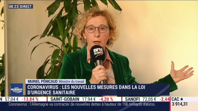 Coronavirus: la garantie législative des patrons "est un faux débat", estime Muriel Pénicaud