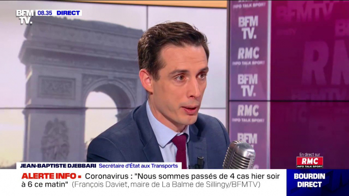 Coronavirus: Jean-Baptiste Djebbari n'exclut pas "des confinements et des mesures"