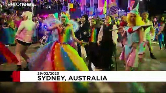 Thousands turn up for Sydney's Gay and Lesbian Mardi Gras parade