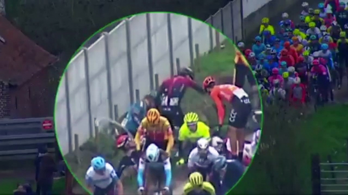 Cycling - Kuurne-Bruxelles-Kuurne 2020 - Gianni Moscon throws a bike at another rider and gets disqualified