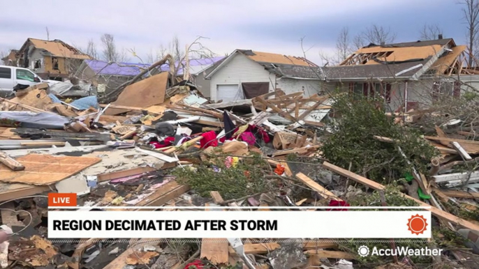 Recovery efforts continue in Tennessee after devastating tornadoes