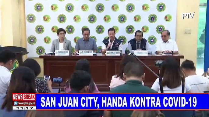 NEWS BREAK: San Juan City, handa kontra COVID-19