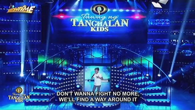 TNT KIDS: Mindanao contender Judie Langcoban sings Nick Carter's Do I Have To Cry For You