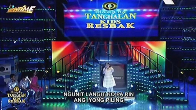 TNT KIDS Metro Manila contender Eleana Gabunada sings Sharon Cuneta's Bituing Walang Ningning
