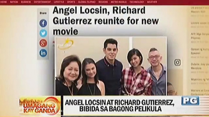 Angel Locsin at Richard Gutierrez, bibida sa bagong pelikula