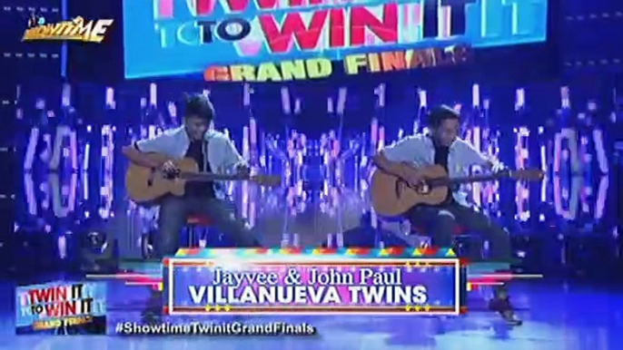 TWIN IT TO WIN IT Grand Finals: Guitar playing by Villanueva twins