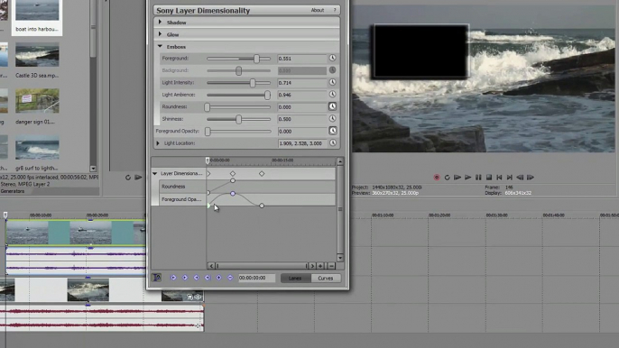 Vegas Pro 38 Animation and keyframes in Vegas Pro