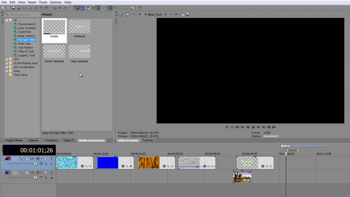 Vegas Pro 48 Pro Type Titler