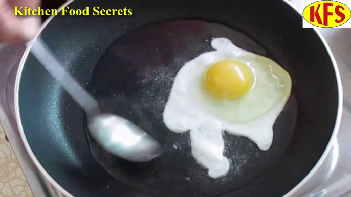 How to Make a Perfect Half Fried Egg | Quick Half Fry Egg Recipe by Abid Ali KFS | Kitchen Food Secrets