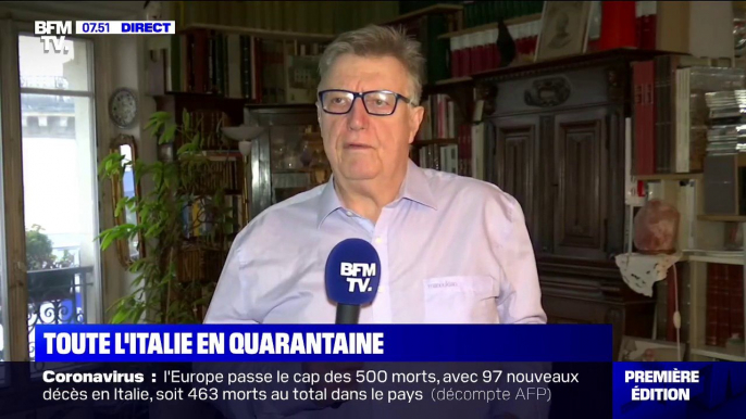 Toute l'Italie en quarantaine, "une mesure inédite" selon ce journaliste italien