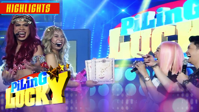 Genie Nga tries to avoid Vice's question | It's Showtime Piling Lucky