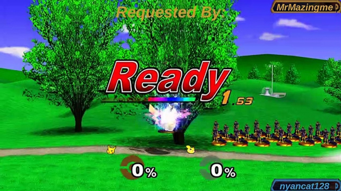 Super Smash Bros. Melee Crazy Mod Request: Growing Pikachu & Pichu on All Star Rest Area