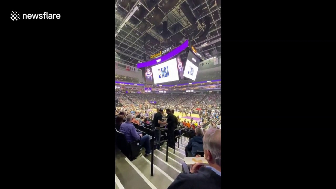 Fans erupt in boos as Kings and Peclicans game postponed amid growing coronavirus concerns