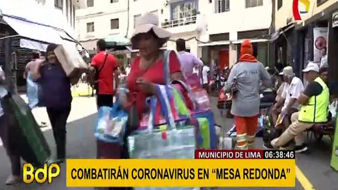 Coronavirus en Perú: lanzan plan de reordenamiento en Mesa Redonda