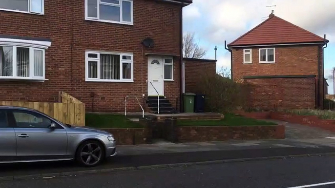 Footage of Helvellyn Road in Sunderland after an incident