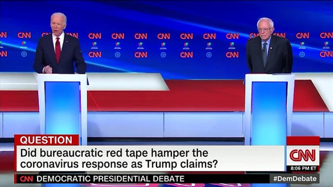 Highlights of Biden-Sanders Democratic Debate In Washington, D.C.