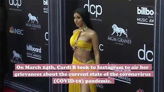 Cardi B is calling out celebrities for spreading confusion about coronavirus—here's why