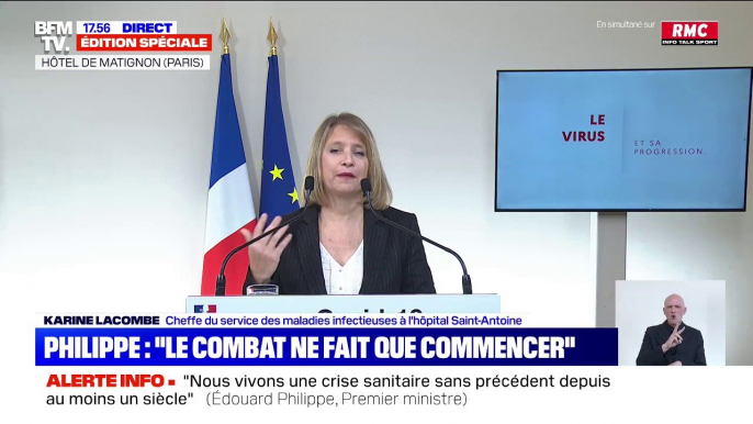 Karine Lacombe (cheffe de service en maladies infectieuses) déclare que 96% des personnes décédées du coronavirus ont plus de 60 ans