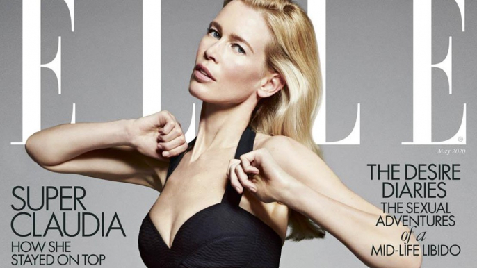 Claudia Schiffer hired security guards for her underwear