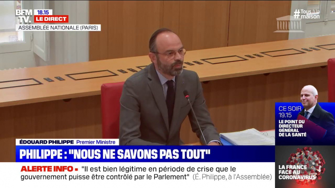 Édouard Philippe: "Aucun système de santé au monde n'a été construit pour faire face à ce que nous vivons"