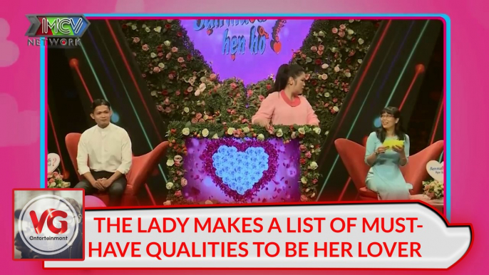 THE LADY MAKES A LIST OF MUST-HAVE QUALITIES TO BE HER LOVER