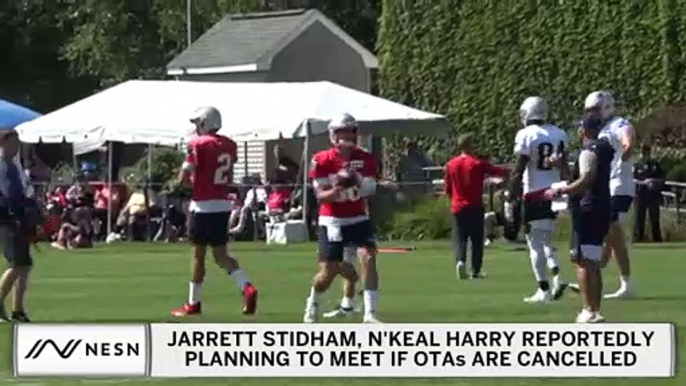 Jarrett Stidham, N'Keal Harry May Meet If Patriots OTAs Cancelled